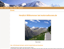 Tablet Screenshot of motorrad-touren.de